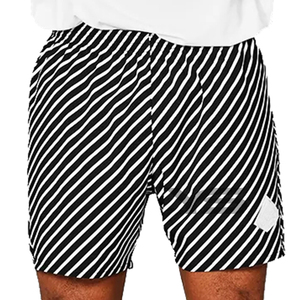 Pantalones cortos de playa informales para hombre, de secado rápido bóxer, sublimación personalizada, estampado hasta la rodilla, malla hecha con patrón, nuevo estilo 2024 - Product Image 5