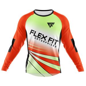 Servicio OEM Motocross Jersey de secado rápido 100% poliéster manga larga sublimación Motocross Jersey - Product Image 6
