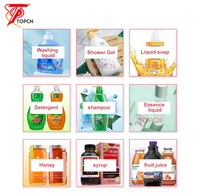 Ligne de remplissage, bouchage, étiquetage et conditionnement automatique à tête unique pour crème, lotion, lessive liquide et liquide de lavage, avec pompe à engrenages et système servo