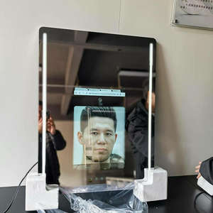 Vercon Smart Barber Mirror Miroir magique Salon AI <span class=keywords><strong>Coiffure</strong></span> Try-on Téléchargement gratuit Écran 21.5 pouces LED Bluetooth Wifi 600*800mm - Product Image 2