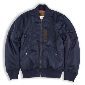 Blouson aviateur zippé en cuir de mouton matelassé à la mode pour hommes Long Streetwear Crop avec sublimation sur la taille - Product Image 5