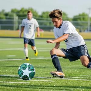 Ballons de football taille 5, matériau PU standard sans couture, respectueux de l'environnement, ballon d'entraînement en plein air, SANAULLAH et FILS SS-AB-143 - Product Image 5