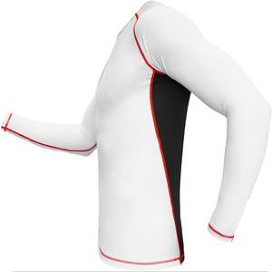 2025 pas cher prix meilleure qualité production en usine poids léger Rash Guard impression personnalisée Logo Rash Guard unisexe - Product Image 4