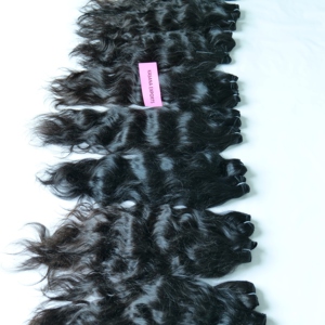 Vente en gros d'extensions de cheveux humains naturels indiens 100% Remy cuticules alignées non transformées - Product Image 3