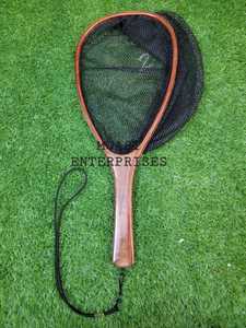 Filet de pêche en maille de silicone pliable de 79.5cm avec interrupteur de verrouillage Clip de ceinture Bass Trout Boat N02 Filet d'atterrissage de pêche - Product Image 6