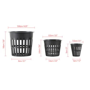 4 inch All Size Hydroponic Garden Planting Net Pot Cups Mesh Pot