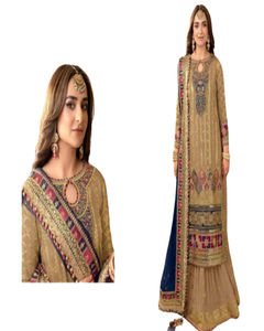 Islamic <b>Muslim</b> <b>Clothe</b> Salwarkamiz Embroidery Worked Salwar Kameez for Women by Meetali Creation - Product Image 1