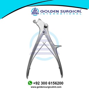 Dahlgren Cranial Rongeur Fórceps Instrumentos quirúrgicos no activos de acero inoxidable para punzón de cráneo en cirugía craneal - Product Image 5