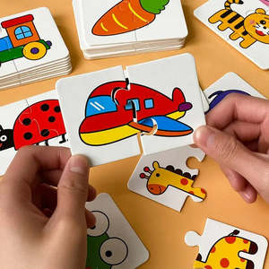Plastic <b>Puzzle</b> Card Learning Toy <b>for</b> <b>Toddlers</b> Kids Age Range - Product Image 5