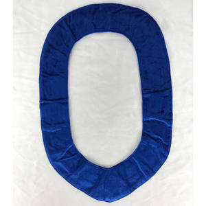 Chaîne de col de franc-maçonnerie en gros, badge plaqué or en laiton, motif rectangulaire en velours, couleurs personnalisables, écologique - Product Image 5