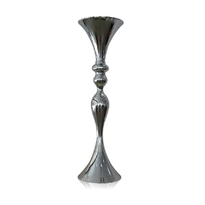 Jarrón de Flores de Aluminio Chapado en Oro de Alta Gama para Bodas y Fiestas, Escultura para Flores Frescas, Centro de Mesa Decorativo para el Hogar - Product Image 2