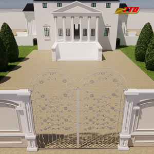 Casa de diseño de puerta principal con puertas de hierro forjado hechas en Vietnam con nuevos modelos de 100 por ciento de materiales vietnamitas - Product Image 4