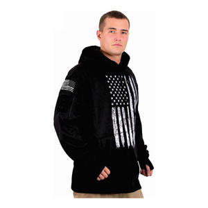 Sudadera con capucha con logotipo impreso personalizado para hombre OEM, sudadera de manga larga holgada de 100% algodón, diseño personalizado de invierno para bordado - Product Image 2