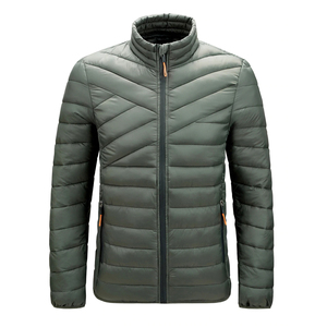 Chaqueta acolchada de gran tamaño de diseñador para hombre, abrigo de burbujas acolchado con capucha de invierno pesada, aspecto brillante sin cuello - Product Image 3