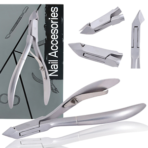 Coupe-ongles portable de luxe en acier inoxydable, ensemble de manucure et pédicure avec ouverture large – Outils de soins personnels écologiques - Product Image 1