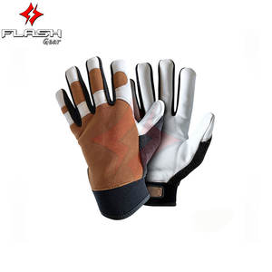 Gants de sécurité professionnels en cuir FLASH GEAR pour mécaniciens - Personnalisables, à sangle unique, durables, robustes, pour travaux industriels - Product Image 5