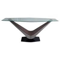 Table console moderne en métal et miroir avec fonctionnalités réglables, taille personnalisable pour le mobilier de salon