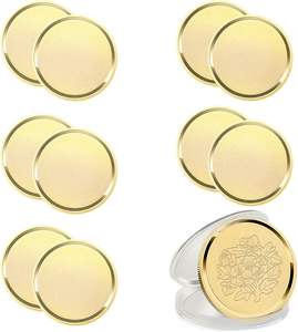 Latón Borde biselado Espacios en blanco Moneda Etiquetas en blanco Resistente 3mm de espesor para grabado y estampado a mano Estilo americano en origen - Product Image 6