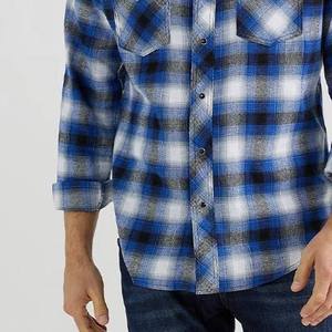 Camisa de Franela de Manga Larga Informal para Hombre, Tendencia Otoño, 100% Algodón, Transpirable, Logotipo Personalizado 2026 - Product Image 3