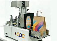 Imprimante jet d'encre automatique de bureau compacte HP A3 avec tête d'impression, machine de codage de données variables, portable et flexible pour sacs en papier et gobelets à café