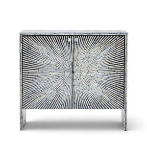 Mueble Decorativo con Incrustaciones de Concha de Nácar Hecho a Mano para Sala de Estar Moderna, Origen Vietnam - Product Image 1