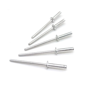 Remache ciego de aluminio plano métrico sellado de extremo cerrado - Product Image 1