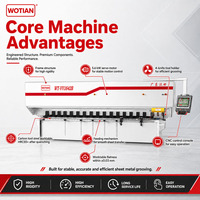 Machine à rainurer verticale CNC automatique WOTIAN pour roulements d'engrenages, 380V triphasé 5.6KW, pour rainurage en V de précision de tôles