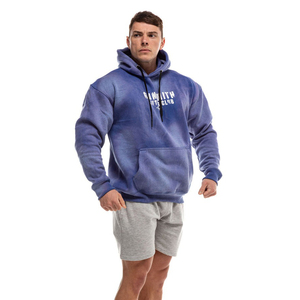 เสื้อฮู้ดออกกำลังกายแบบซิปสำหรับผู้ชายรุ่นใหม่ ผ้าทอหนานุ่ม สวมใส่สบาย เหมาะสำหรับฤดูหนาว ออกกำลังกาย วิ่ง มีกระเป๋า - Product Image 2