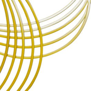 Miroir mural vintage KSN Art Déco doré avec un style et un motif uniques, en fer et en verre décoratif pour Pâques et Bar Mitzvah - Product Image 6