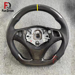 <span class=keywords><strong>Volant</strong></span> universel à couture à la main en fibre de carbone véritable pour <span class=keywords><strong>BMW</strong></span> E65 E66 E31 E84 E83 E53 E70 E71 E36 E85 E86 E89 - Product Image 1