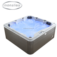 Nouveau Monalisa économique populaire loisirs de plein air Massage automatique de l'air Whirlpool Hot Tubs Spa