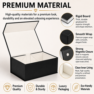 Cajas de Embalaje de Papel Magnéticas Plegables Personalizadas con Logotipo de Lujo, Cajas de Regalo de Cartón para Ropa y Prendas de Vestir - Product Image 4