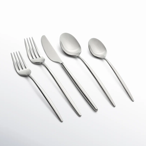 Nouveau design en acier inoxydable couverts couverts ensemble vaisselle mariage événement couverts dîner couteau cuillère fourchette maison restaurant décor - Product Image 1