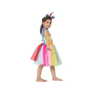 Top qualité licorne Western robe pour filles robe de danse Performance de scène pour les enfants par Kaku robes de fantaisie meilleur prix