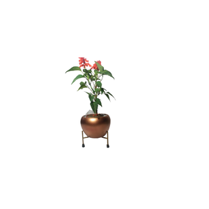 Support de pot de fleurs en métal doré moderne, élégant et minimaliste pour la maison et le jardin - Product Image 2