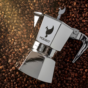 Alfonsina một cảm ứng cà phê Moka nồi nhôm Espresso cà phê <span class=keywords><strong>Maker</strong></span> nhựa xử lý 3 ly dụng cụ nhà bếp phụ kiện - Product Image 4