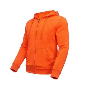 Survêtement d'hiver en molleton de coton décontracté pour hommes de haute qualité respirant Logo personnalisé fermeture éclair écologique 100% coton Sport - Product Image 3