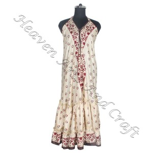 SD014 femmes indien pakistanais Saree/Shari/Shari Vintage robes en soie Hippy Boho chaud Sexy à la recherche coton indien meilleur Vintage - Product Image 1
