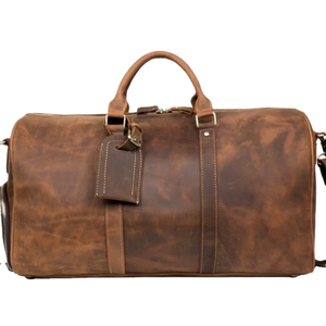 High-End Luxury Leather <b>Travel</b> <b>Bag</b> Custom Large Capacity Sports and Fashionable Portable Luggage <b>for</b> <b>Clothes</b> - Product Image 2