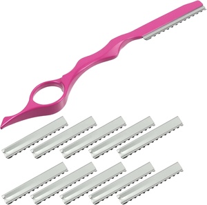 Kit de Cuchillas para Cortar Cabello Obexa, 10 Piezas, Cuchillas de Acero Inoxidable Importadas de un Solo Filo, para Adelgazar y Texturizar, Cuchilla Recta para Salón y Barbería - Product Image 1