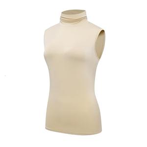 Nouveau haut sans manches à col roulé à la mode pour femmes pour un rassemblement formel et décontracté Design de couleur personnalisé confortable fabriqué au Bangladesh - Product Image 2