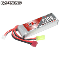 GAONENG GNB 2S 7.4V 2300mAh 60C 120C dengan T-PLUG Harga Grosir Baterai Lipo Soft Pack untuk Mobil RC 1/16 1/18 Crawler Truck Buggy