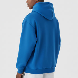 Custom Casual Breathable Hoodie Puff Printing Logo Oversized Cotton Heavyweight Fleece <b>Zip</b> Hoodie Men - Product Image 2