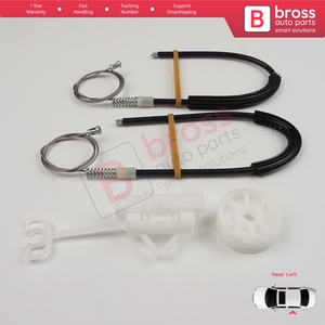 Juego de Reparación de Elevalunas Eléctrico BWR5291, Puerta Trasera Izquierda para Linea 323 110 2007-2018 51898679, Piezas de Automóvil Bross, Hecho en Turquía - Product Image 4