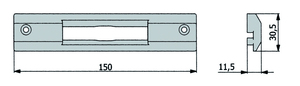 Contropiastra in Nylon Art. 02881 N - Product Image 1