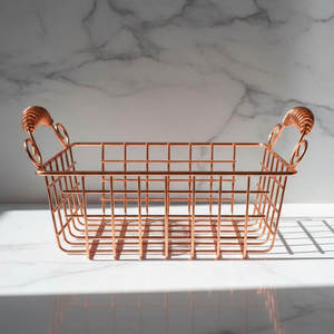 Elegante Cesta de Frutas de Metal Ecológica con Asa, Organizador de Mesa, Resistente al Óxido, para Exhibición en la Encimera de la Cocina - Product Image 2