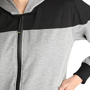Ensemble de survêtements grande taille pour femmes vêtements de sport décontractés pour l'automne et l'hiver de la plus haute qualité en gris et noir - Product Image 6