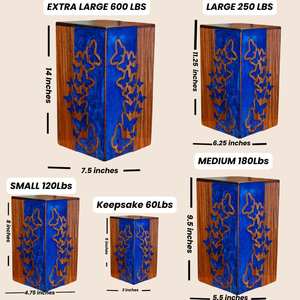 Urn <b>for</b> Human <b>Ashes</b> Box Cremation <b>for</b> Burial Adult Box <b>for</b> Burial Personalized Urn - Product Image 4