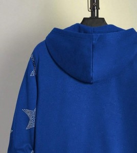 Sudaderas con capucha para hombre con diamantes de imitación de alta calidad para hombre, ropa para adultos, sudaderas con capucha cómodas transpirables con diamantes de imitación para hombre con logotipo/diseños personalizados - Product Image 6