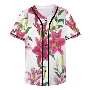 Venta al por mayor de ropa deportiva de talla grande de diseño personalizado logotipo personalizado Transferencia de Calor impreso poliéster transpirable Jersey béisbol Softball - Product Image 1